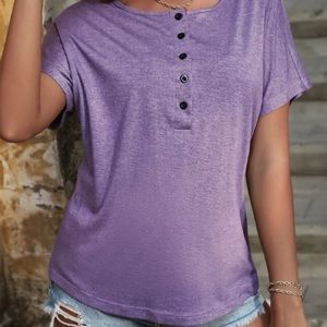 Half button tshirt